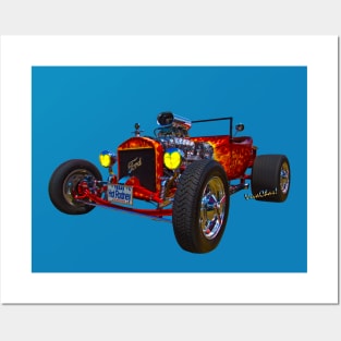 1923 Ford Roadster Hot Rod Posters and Art